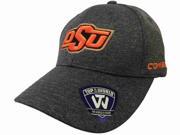Oklahoma State Cowboys TOW Gray Callout Structured Adjustable Strapback Hat Cap