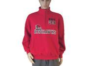 Miami Redhawks Gear for Sports Red LS 1 4 Zip Pullover Sweatshirt w Pockets L