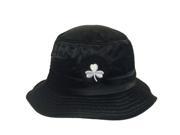 Boston Celtics Adidas Black Shiny Embroidered Bucket Hat Cap S M