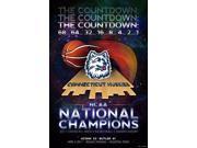 Connecticut UCONN Huskies 2011 Basketball National Champions Poster Print 24x36
