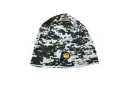 Indiana Pacers Adidas Green and Beige Digital Camouflage Skull Beanie Hat Cap