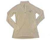 Brown Bears Under Armour WOMENS Off White Silver LS 1 4 Zip Pullover Jacket M