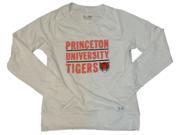 Princeton Tigers Under Armour Semi Fitted WOMENS White LS Pullover Sweatshirt M