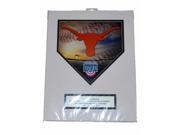 Texas Longhorns Ready to Frame 2011 CWS Die Cut Homeplate Picture 11 X 14