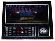 UCLA Bruins RTF The Road to Omaha 2012 College World Series Suede Print 16 X 20