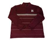 Harvard Crimson Under Armour InfraRed Maroon Stripe 1 4 Zip Pullover Jacket L