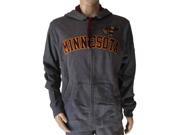 Minnesota Golden Gophers Champion Gray LS Full Zip Hooded Jacket Pockets L