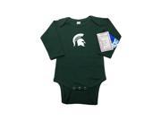 Michigan State Spartans Two Feet Ahead Infant Baby One Piece Creeper 3 6M