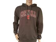 Cornell Big Red Champion PowerTrain Gray LS Pullover Hoodie Sweatshirt L