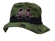 Mississippi State Bulldogs Adidas Green World Map Bucket Hat Cap S M