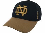 Notre Dame Fighting Irish TOW Navy Gold Booster Plus Performance Flexfit Hat Cap