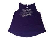 TCU Horned Frogs Under Armour Heatgear WOMENS Purple Tank Top T Shirt S