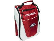 Arkansas Razorbacks Team Golf Red White Zippered Carry On Golf Shoes Travel Bag