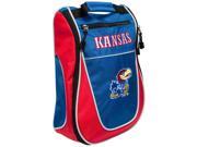 Kansas Jayhawks Team Golf Blue Red Zippered Carry On Golf Shoes Travel Bag