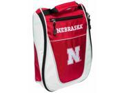 Nebraska Cornhuskers Team Golf Red White Zippered Carry On Golf Shoes Travel Bag