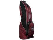 South Carolina Gamecocks Team Golf Red Golf Clubs Wheeled Luggage Travel Bag