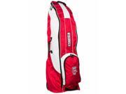 Wisconsin Badgers Team Golf Red Golf Clubs Wheeled Luggage Travel Bag