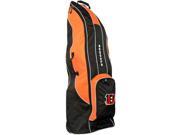 Cincinnati Bengals Team Golf Black Golf Clubs Wheeled Luggage Travel Bag