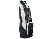 New England Patriots Team Golf Navy Golf Clubs Wheeled Luggage Travel Bag