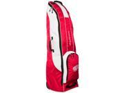 Detroit Red Wings Team Golf Red Golf Clubs Wheeled Luggage Travel Bag