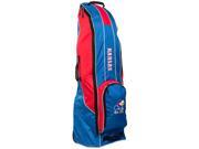 Kansas Jayhawks Team Golf Blue Golf Clubs Wheeled Luggage Travel Bag