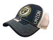 Philadelphia Union Adidas White Navy Blue Structured Mesh Hat Cap S M