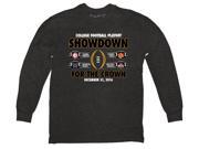 2017 College Football Playoff Showdown for the Crown Four Team LS T Shirt S