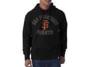 San Francisco Giants 47 Brand Jet Black Striker Pullover Hoodie Sweatshirt L