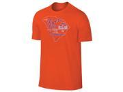Clemson Tigers 2016 College Football Champs Tiger Nation Orange T Shirt M