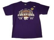 Kansas State Wildcats 2013 Buffalo Wild Wings Bowl Champs Youth T Shirt XL