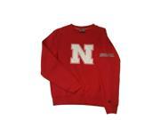 Nebraska Cornhuskers Colosseum Red LS Crew Neck Pullover Sweatshirt M