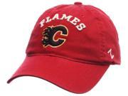 Calgary Flames Zephyr Red Centerpiece Adjustable Strap Slouch Hat Cap