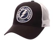 Tampa Bay Lightning Zephyr Black Big Rig Mesh Adjustable Snapback Hat Cap