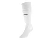 Nike YOUTH White Shin Sock III Full Sock with Intergrated Shin Guard L XL