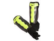 Nike Adult Charge Black Neon Yellow Semi Lightweight Soccer Shin Guards XS