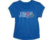 Kansas Jayhawks 13 Straight Basketball Big 12 Champion WOMEN Blue T Shirt M