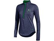 Notre Dame Fighting Irish Under Armour WOMEN Light Fitted 1 4 Zip Pullover M