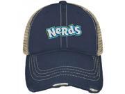Nestle Willy Wonka Nerds Candy Retro Brand Vintage Mesh Adjustable Snap Hat Cap