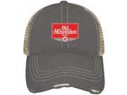 Old Milwaukee Pabst Brewing Company Retro Brand Vintage Mesh Beer Adjust Hat Cap