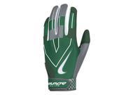 Nike Vapor Elite Ultra Lightweight Green White Gray Adult Batting Gloves L