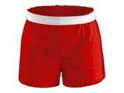 Soffe Women s Red Elastic Waistband Lounge Gym Shorts L
