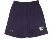 Northwestern Wildcats Under Armour Heatgear Purple Athletic Shorts Pockets L