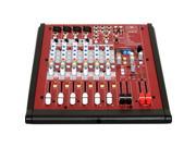 Galaxy Audio AXS 8 Audio Mixer with USB 4 XLR Mic and 2 Stereo Input 20Hz 30KHz Frequency Response