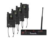 Galaxy Audio AS 1800 4 300 Range Personal Wireless Monitor Band Pack System