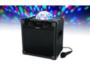 Ion Audio Party Rocker Plus Rechargeable Speaker with Spinning Party Lights