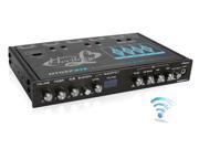 Lanzar HTGEPBT9 4 Band Parametric Equalizer with Bluetooth Wireless Audio Connectivity