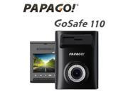 PAPAGO GoSafe 110 720P High Resolution Compact Size Dashcam 2 LCD display HD 1.3 Mega Pixel 126° View Angle FOV 3 Axial G sensor Windshield and Dashboard