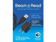 Beam n Read Accessory USB Power Kit; includes USB AC Adapter and USB Extension cable