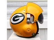 GREEN BAY PACKERS FIGHTER PILOT HELMET FOOTBALL TAILGATING USAF AIR FORCE AARON RODGERS MOTORCYCLE S M L XL