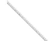 Sterling Silver 3.5mm Curb Chain Size 8